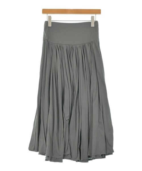 three dots(スリードッツ)ロング・マキシ丈スカート グレー サイズ:S/2200669242072