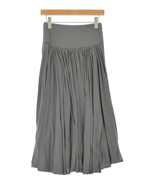 three dots（スリードッツ）ロング・マキシ丈スカート グレー サイズ:S レディース/2200669242072