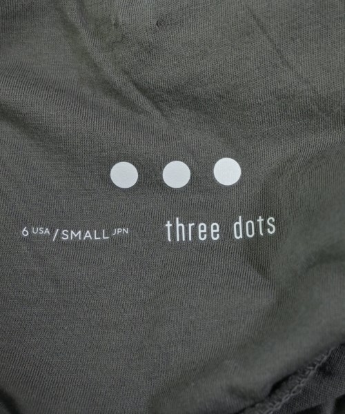 three dots（スリードッツ）ロング・マキシ丈スカート グレー サイズ:S レディース/2200669242072