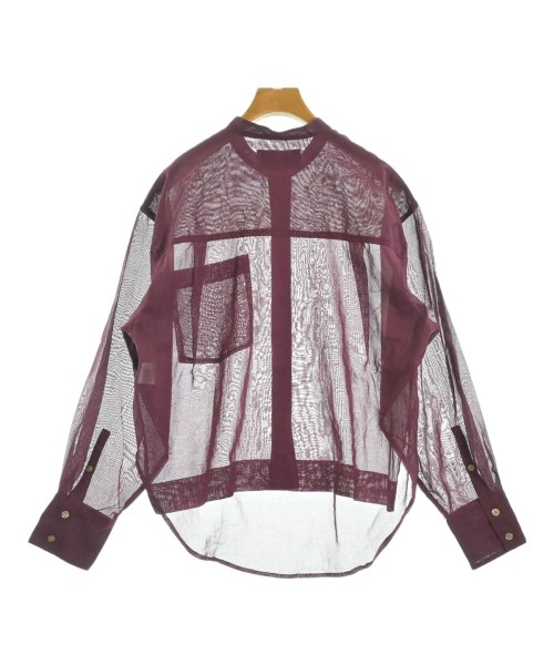 three dots（スリードッツ）ブラウス 赤 サイズ:S レディース/2200669242096