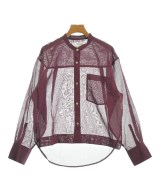 three dots（スリードッツ）ブラウス 赤 サイズ:S レディース/2200669242096