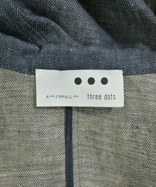 three dots（スリードッツ）その他 紺 サイズ:S レディース/2200723298083