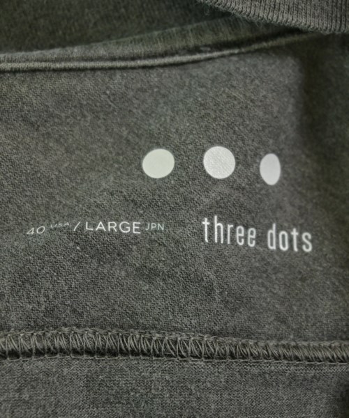 three dots（スリードッツ）その他 グレー サイズ:L メンズ/2200729959100