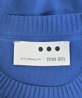 three dots（スリードッツ）ニット・セーター 青 サイズ:S レディース/2200716906018