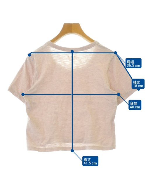 three dots（スリードッツ）Tシャツ・カットソー ピンク サイズ:S レディース/2200713398069