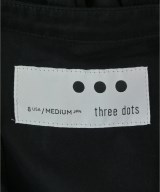 three dots（スリードッツ）ワンピース 黒 サイズ:M レディース/2200721220666