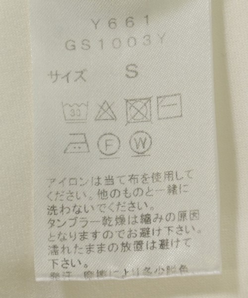 three dots（スリードッツ）Tシャツ・カットソー 白 サイズ:S レディース/2200722067079