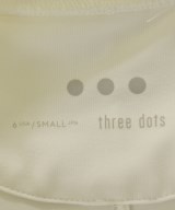 three dots（スリードッツ）Tシャツ・カットソー 白 サイズ:S レディース/2200722067079