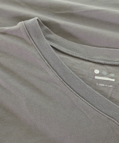 three dots（スリードッツ）Tシャツ・カットソー グレー サイズ:S メンズ/2200723012283