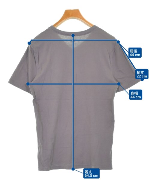 three dots（スリードッツ）Tシャツ・カットソー グレー サイズ:S メンズ/2200723012283