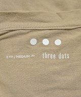 three dots（スリードッツ）Tシャツ・カットソー ベージュ サイズ:M レディース/2200727545077