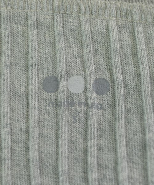 three dots（スリードッツ）Tシャツ・カットソー グレー サイズ:S レディース/2200726072079