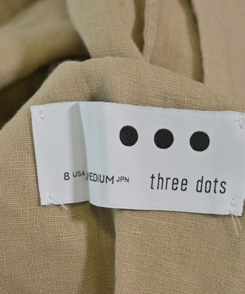 three dots（スリードッツ）ロング・マキシ丈スカート ベージュ サイズ:M レディース/2200727974143