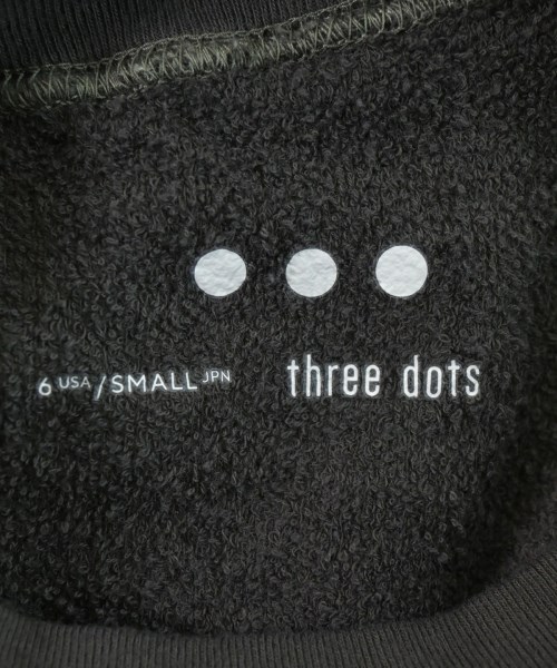 three dots（スリードッツ）ワンピース グレー サイズ:S レディース/2200729045025