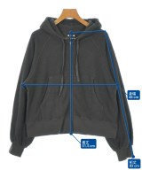 three dots（スリードッツ）パーカー グレー サイズ:S レディース/2200729045032