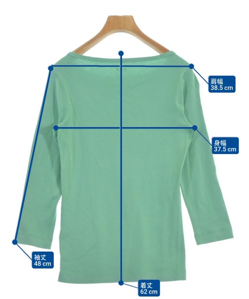 three dots（スリードッツ）Tシャツ・カットソー 緑 サイズ:M レディース/2200675688123