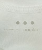 three dots（スリードッツ）Tシャツ・カットソー 白 サイズ:S レディース/2200679300038