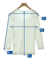 three dots（スリードッツ）Tシャツ・カットソー 白 サイズ:S レディース/2200679300038