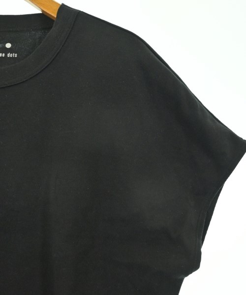 three dots（スリードッツ）Tシャツ・カットソー 黒 サイズ:M レディース/2200683891089