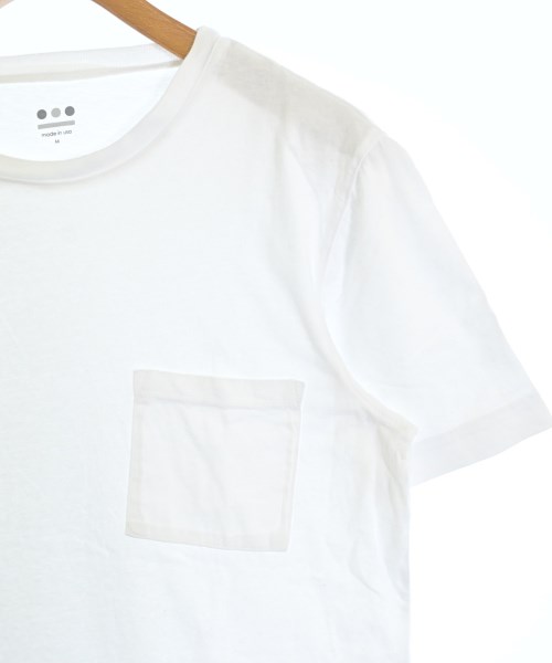 three dots（スリードッツ）Tシャツ・カットソー 白 サイズ:M メンズ/2200685238042