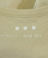 three dots（スリードッツ）Tシャツ・カットソー ベージュ サイズ:S レディース/2200685407080