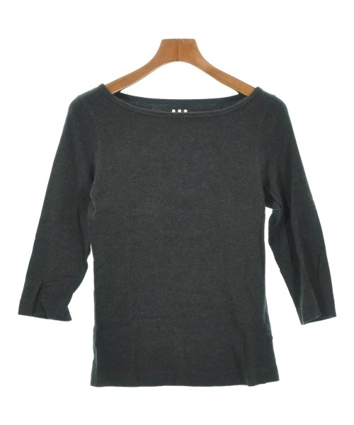 three dots（スリードッツ）Tシャツ・カットソー グレー サイズ:M レディース/2200688165048