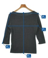 three dots（スリードッツ）Tシャツ・カットソー グレー サイズ:M レディース/2200688165048