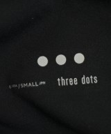 three dots（スリードッツ）パーカー 黒 サイズ:S レディース/2200693300076