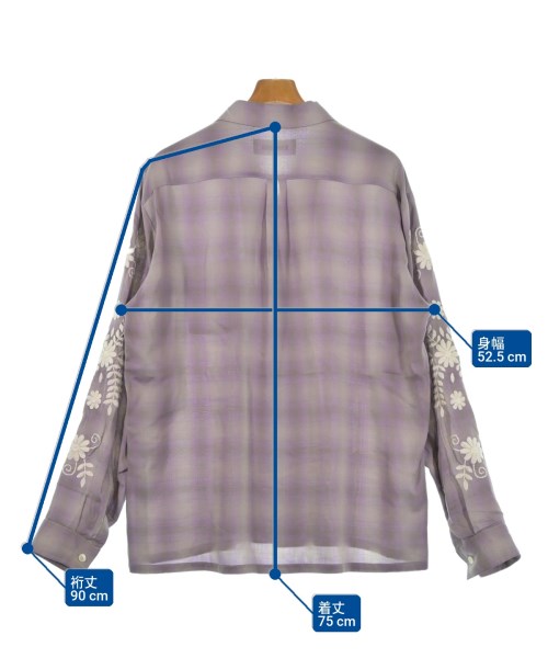 DISCOVERED（ディスカバード）カジュアルシャツ 紫 サイズ:2(M位) メンズ/2200629025066