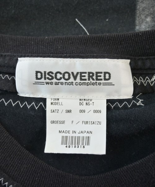 DISCOVERED（ディスカバード）Tシャツ・カットソー 黒 サイズ:F メンズ/2200626448127