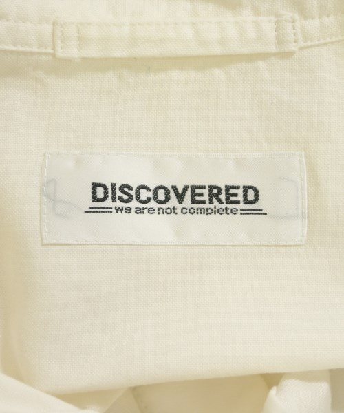 DISCOVERED（ディスカバード）カジュアルシャツ 白 サイズ:1(S位) メンズ/2200700658374