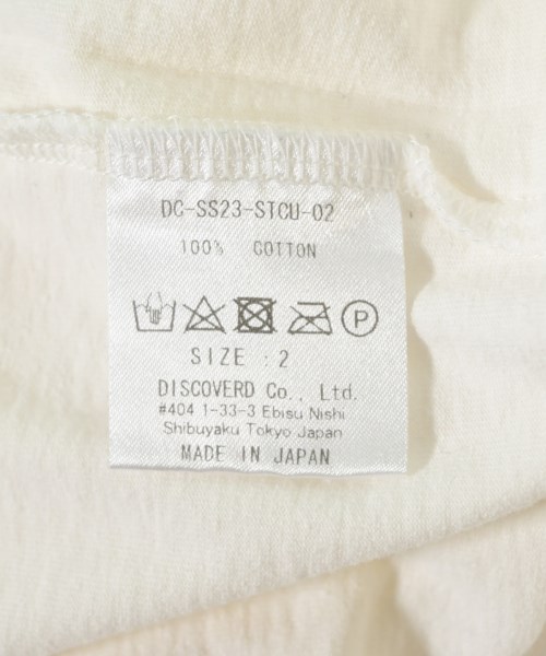 DISCOVERED（ディスカバード）Tシャツ・カットソー 白 サイズ:2(M位) メンズ/2200724070374