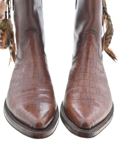 foot the coacher（フット　ザ　コーチャー）ブーツ 茶 サイズ:UK8(26.5cm位) メンズ/2200698802018