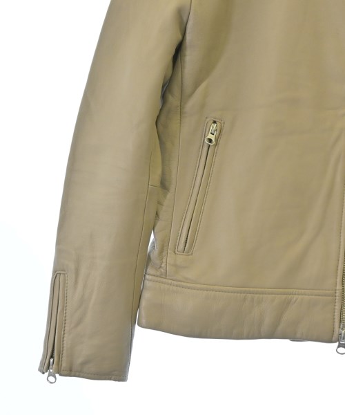 nano UNIVERSE（ナノユニバース）ライダース ベージュ サイズ:36(S位) レディース/2200634804045