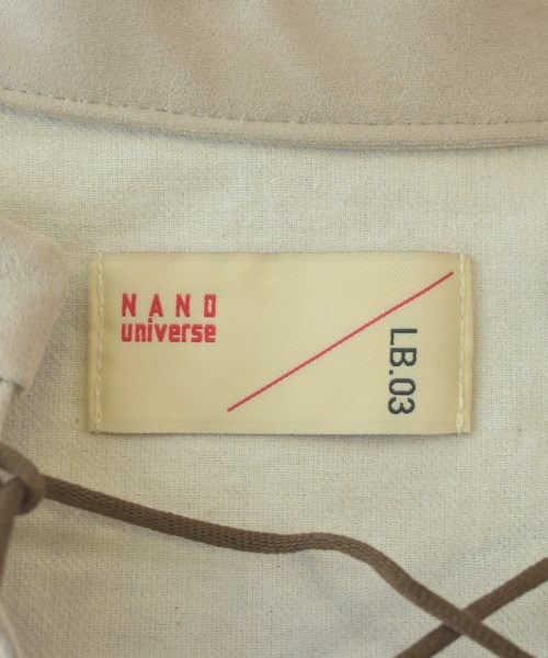 nano UNIVERSE（ナノユニバース）カジュアルシャツ ベージュ サイズ:2(M位) レディース/2200631796053