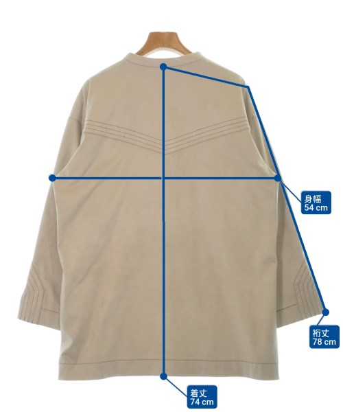 nano UNIVERSE（ナノユニバース）カジュアルシャツ ベージュ サイズ:2(M位) レディース/2200631796053