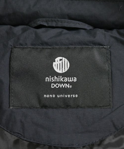 nano UNIVERSE（ナノユニバース）ダウンジャケット/ダウンベスト 黒 サイズ:S レディース/2200635929013