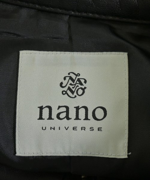 nano UNIVERSE（ナノユニバース）ライダース 黒 サイズ:38(M位) レディース/2200623069028