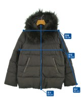 nano UNIVERSE（ナノユニバース）ダウンジャケット/ダウンベスト 茶 サイズ:38(M位) レディース/2200636699052