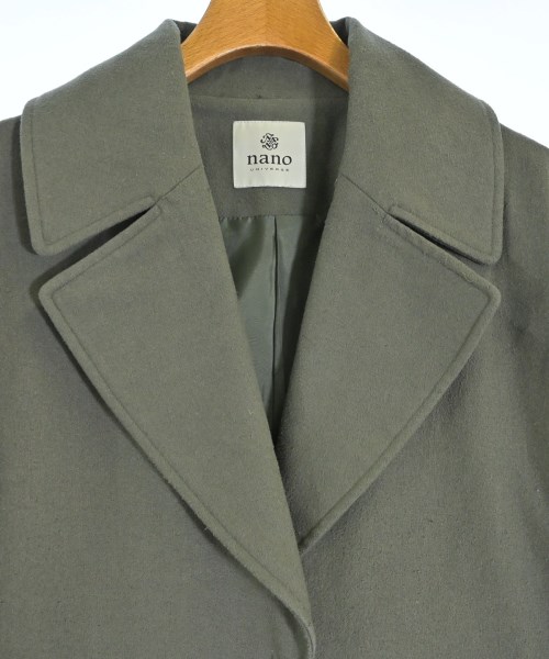 nano UNIVERSE（ナノユニバース）ステンカラーコート カーキ サイズ:38(M位) レディース/2200630372104