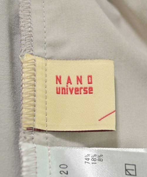 nano UNIVERSE（ナノユニバース）チノパン ベージュ サイズ:S レディース/2200632730032