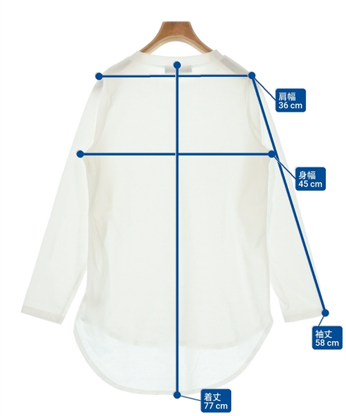 nano UNIVERSE（ナノユニバース）Tシャツ・カットソー 白 サイズ:F レディース/2200632855018