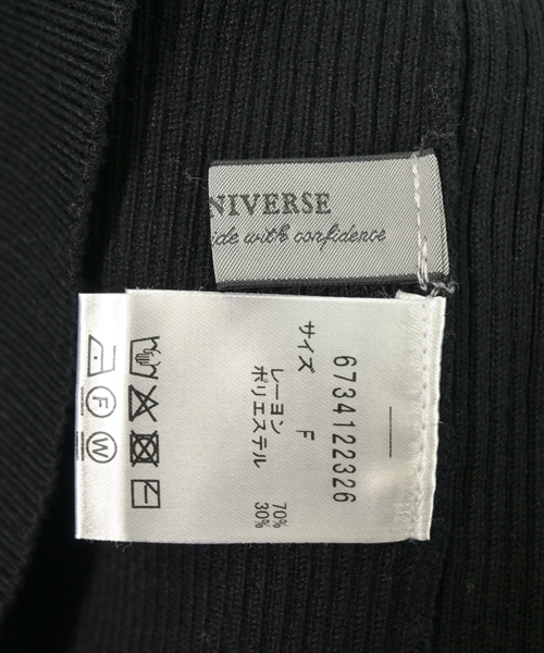 nano UNIVERSE（ナノユニバース）ニット・セーター 黒 サイズ:F レディース/2200632855025