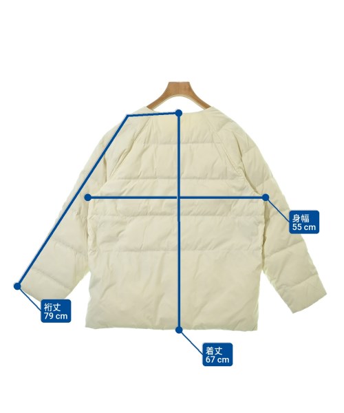 nano UNIVERSE（ナノユニバース）ダウンジャケット/ダウンベスト 白 サイズ:M レディース/2200624488026