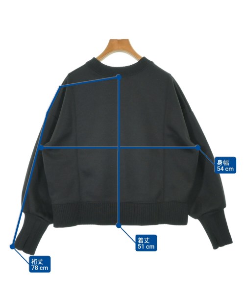 nano UNIVERSE（ナノユニバース）スウェット 黒 サイズ:F レディース/2200632755059