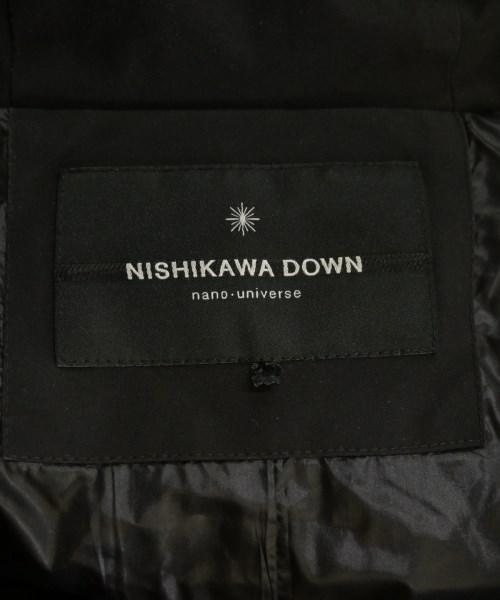 nano UNIVERSE（ナノユニバース）ダウンジャケット/ダウンベスト 黒 サイズ:38(M位) レディース/2200625230020