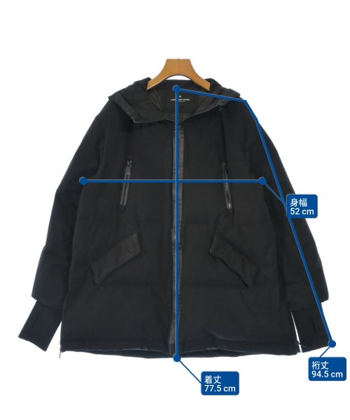 nano UNIVERSE（ナノユニバース）ダウンジャケット/ダウンベスト 黒 サイズ:38(M位) レディース/2200625230020