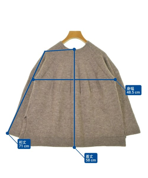 nano UNIVERSE（ナノユニバース）ニット・セーター 茶 サイズ:38(M位) レディース/2200629544062