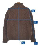 nano UNIVERSE（ナノユニバース）ニット・セーター 茶 サイズ:36(S位) レディース/2200636906112