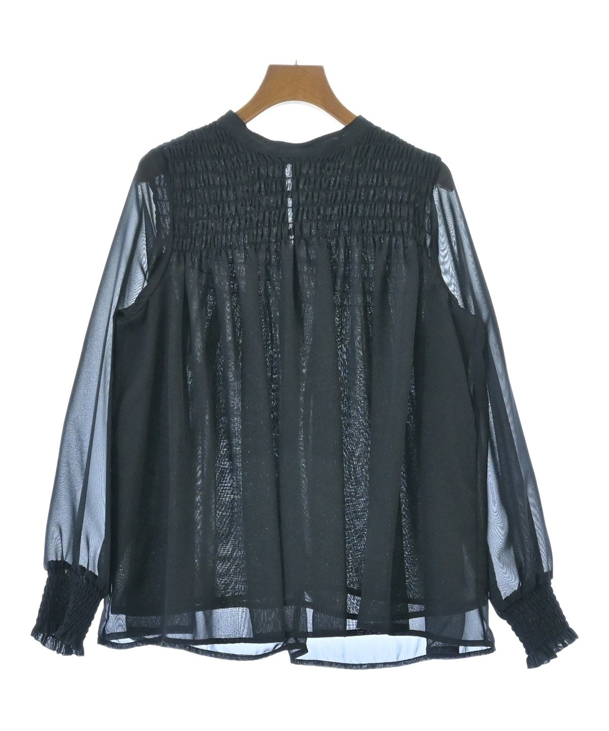 nano UNIVERSE（ナノユニバース）ブラウス 紺 サイズ:F レディース